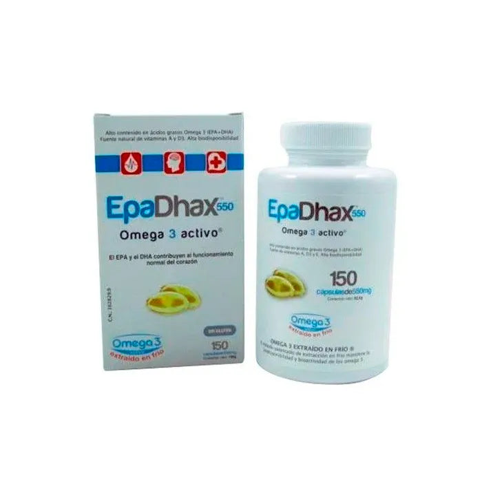 EPADHAX EPADHAX Omega 3 Aktiv 550 mg 150 Kapseln Nahrungsergänzungsmittel Kosmetik