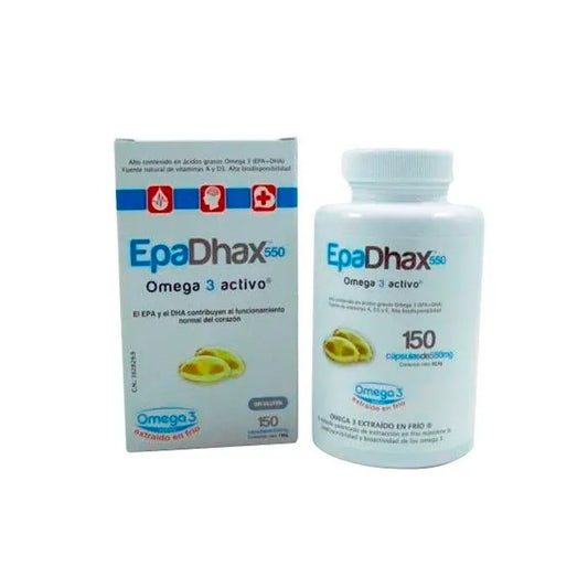 EPADHAX EPADHAX Omega 3 Aktiv 550 mg 150 Kapseln Nahrungsergänzungsmittel Kosmetik