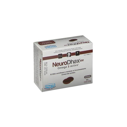 EPADHAX EPADHAX Neurodhax Omega 3 550 mg 80 Kapseln Nahrungsergänzung Kosmetik