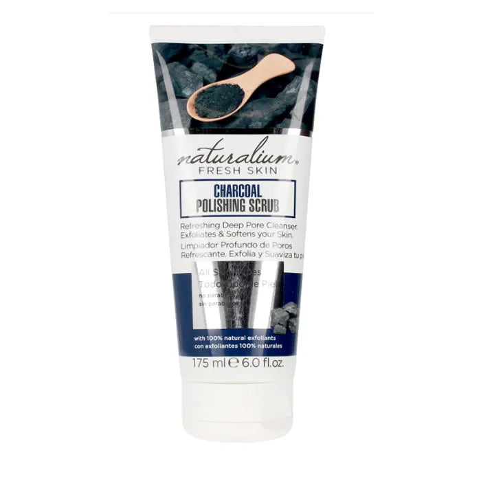 Naturalium Fresh Skin Charcoal Polishing Scrub Gesichtspeeling 175 ml