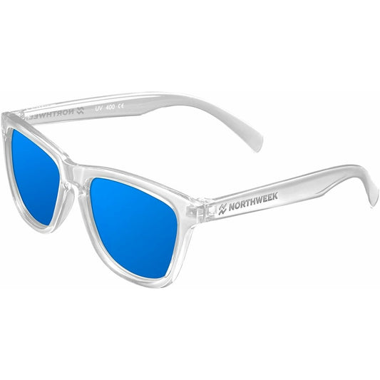 Northweek Kindersonnenbrille Northweek Kids Bright Ø 47 Mm Blau Durchsichtig