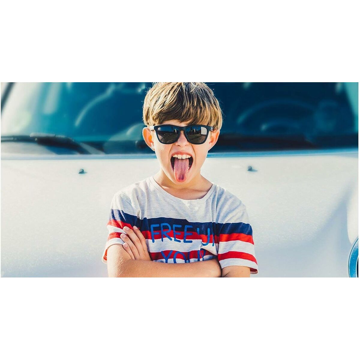 Northweek Kindersonnenbrille Northweek Kids Matte Ø 45 Mm Schwarz