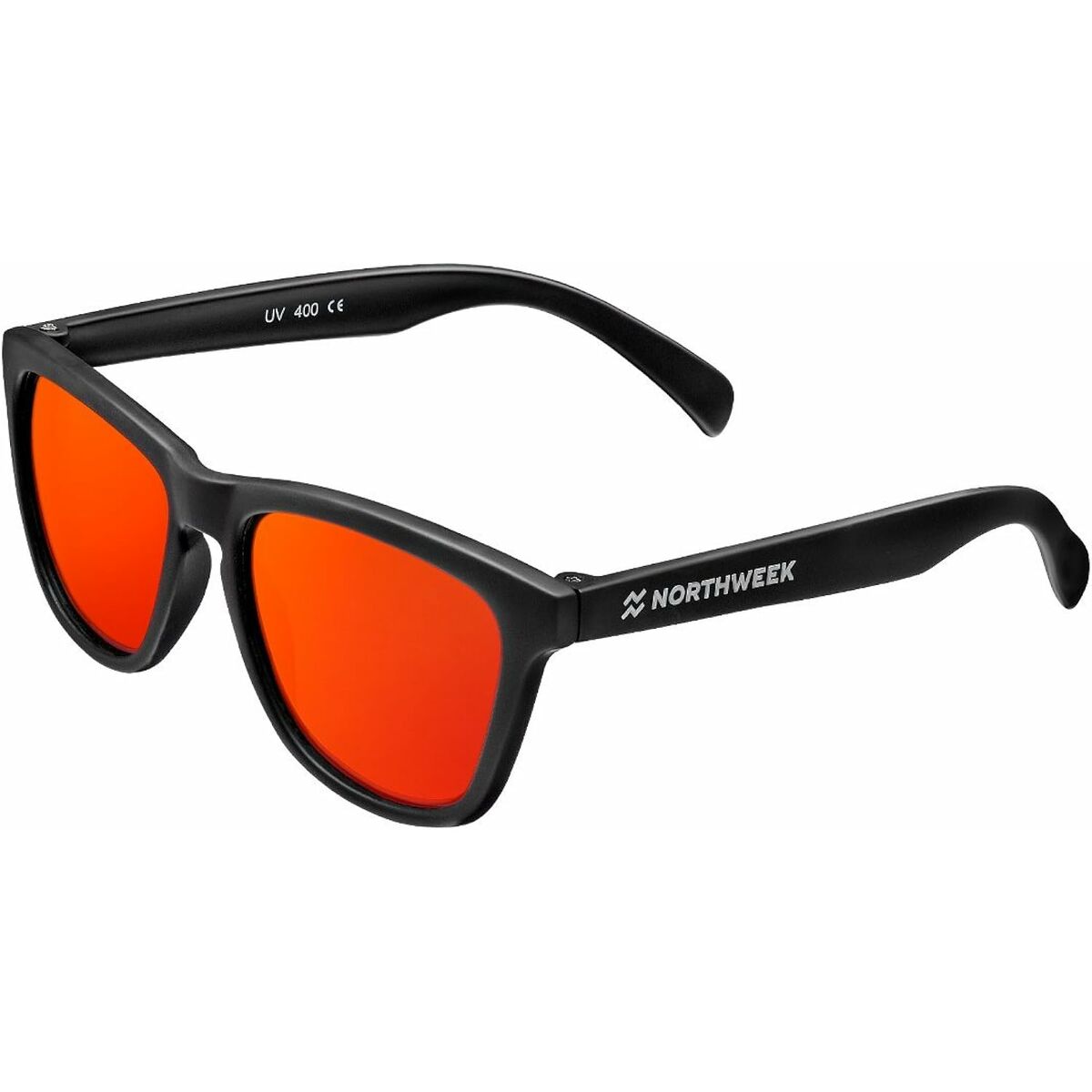 Northweek Kindersonnenbrille Northweek Kids Ø 45 Mm Rot Schwarz