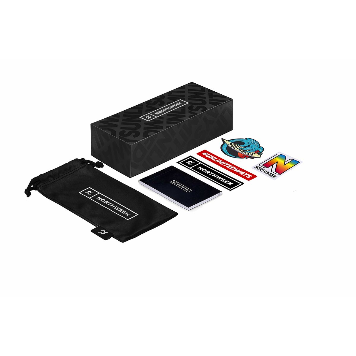 Northweek Unisex-Sonnenbrille Northweek Wall Ø 45 Mm Gelb Grün