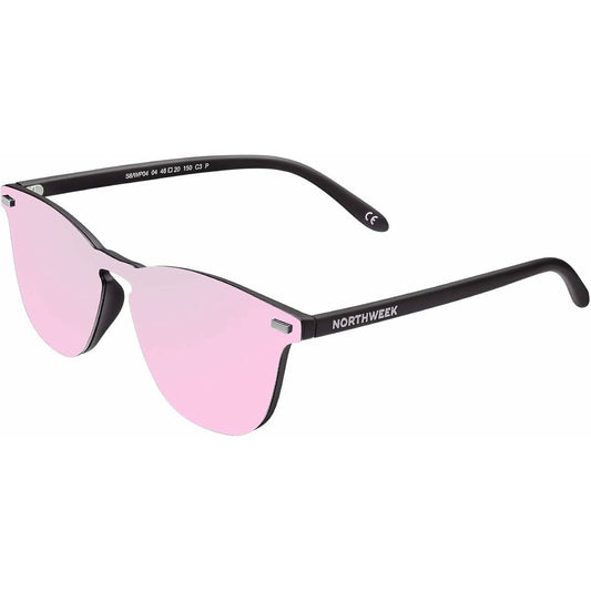 Northweek Unisex-Sonnenbrille Northweek Wall Phantom Ø 45 Mm Rosa Schwarz