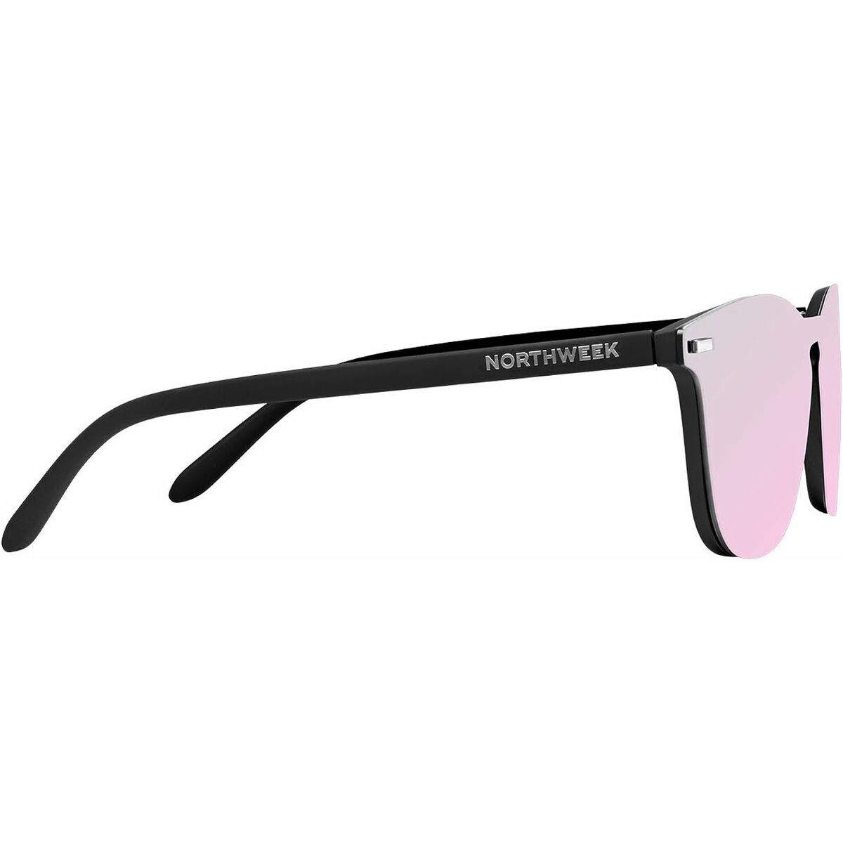 Northweek Unisex-Sonnenbrille Northweek Wall Phantom Ø 45 Mm Rosa Schwarz