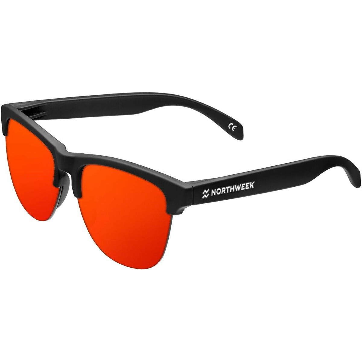 Northweek Unisex-Sonnenbrille Northweek Gravity Ø 48 Mm Orange Schwarz