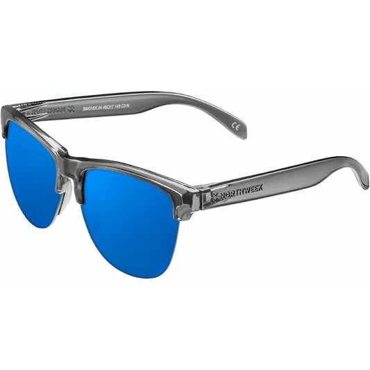 Northweek Unisex-Sonnenbrille Northweek Gravity Ø 48 Mm Grau Durchsichtig