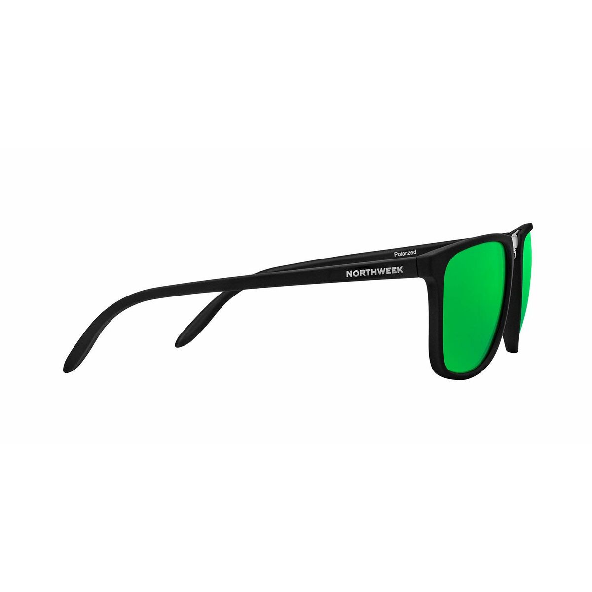 Northweek Unisex-Sonnenbrille Northweek Shelter Matte Ø 47 Mm Grün Schwarz