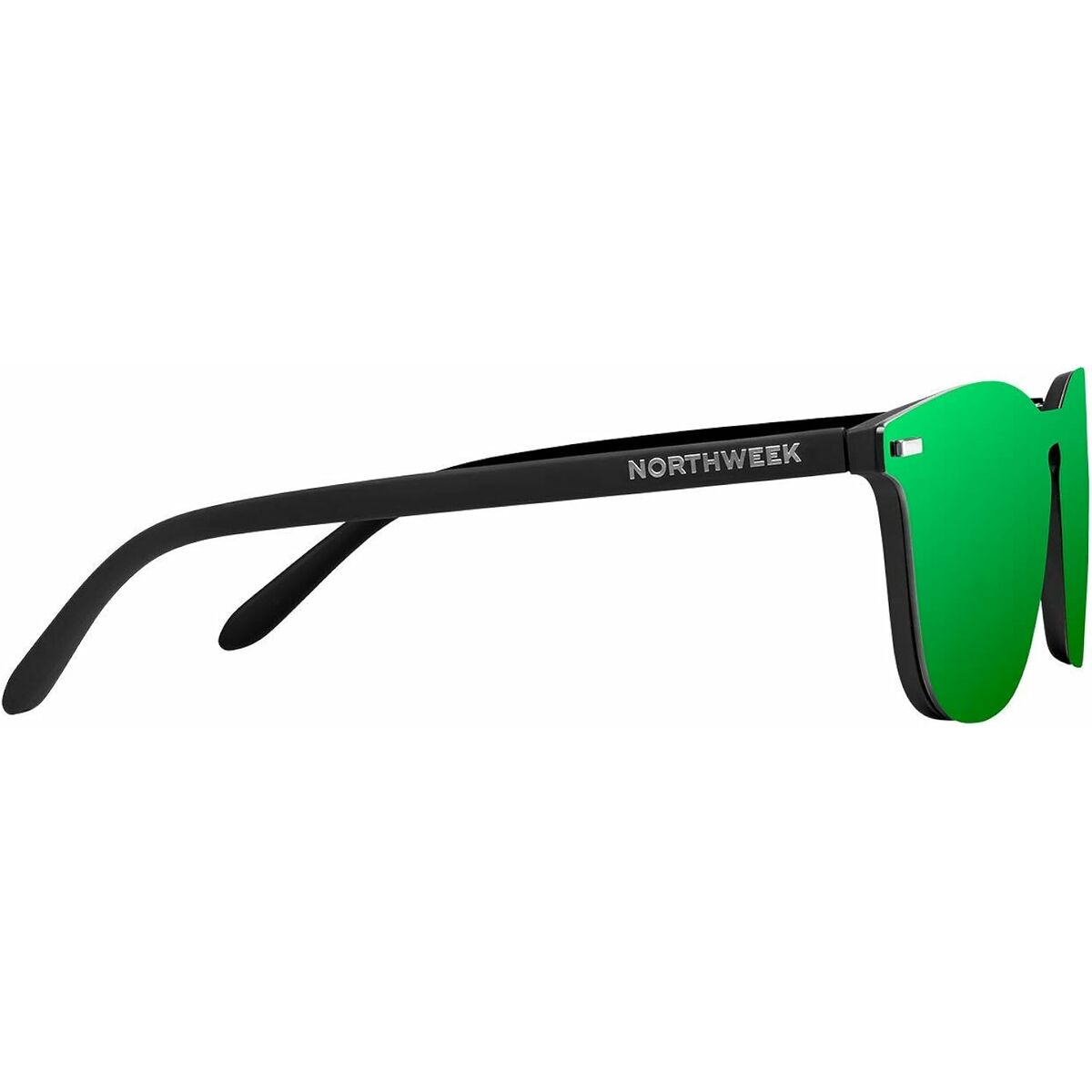Northweek Unisex-Sonnenbrille Northweek Wall Phantom Ø 45 Mm Grün Schwarz