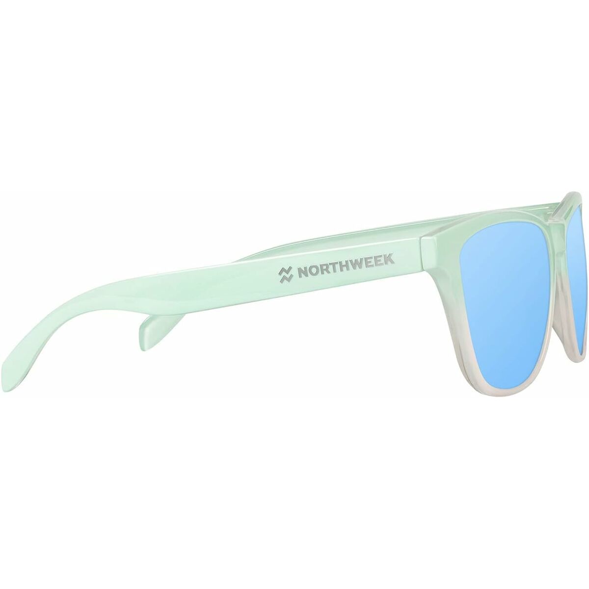 Northweek Unisex-Sonnenbrille Northweek Gradiant Ø 47 Mm Weiß Grün
