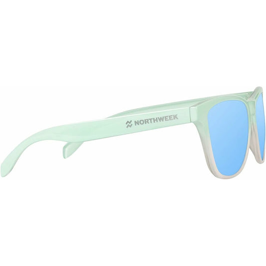 Northweek Unisex-Sonnenbrille Northweek Gradiant Ø 47 Mm Weiß Grün