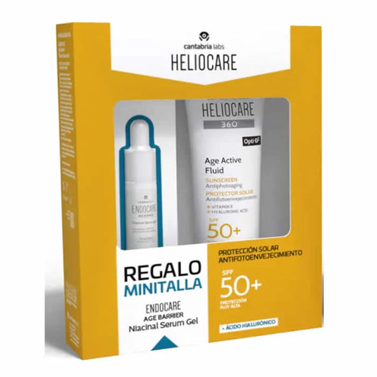 HELIOCARE HELIOCARE Age Active Fluid Sonnenschutz SPF 50+ 50 ml Set 2 Artikel Sonnencreme