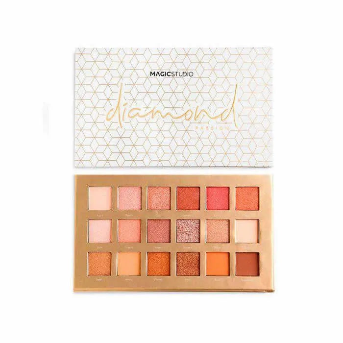 MAGIC STUDIO POWERFUL COSMETICS MAGIC STUDIO Diamond Lidschatten Palette 18 Farben