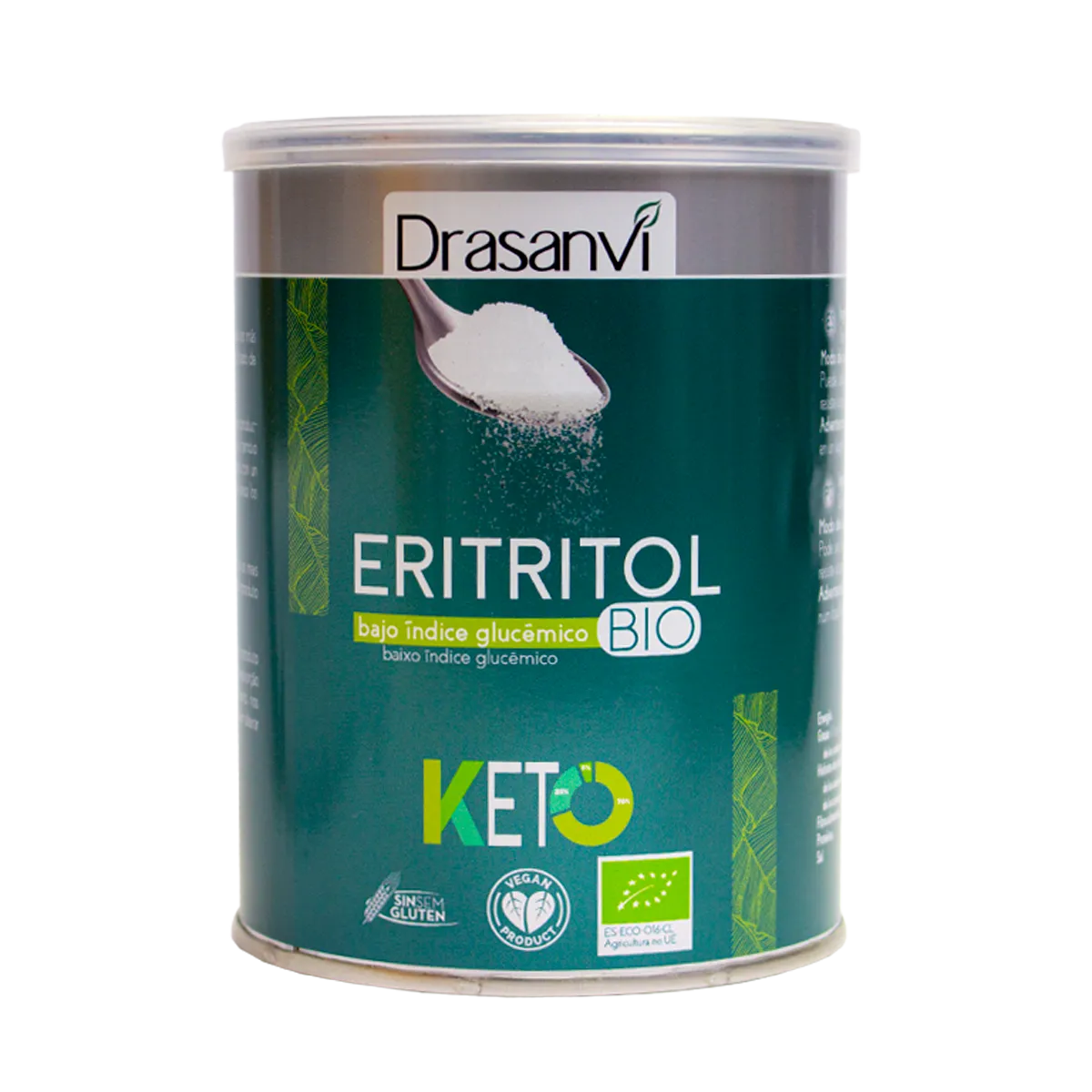 DRASANVI DRASANVI Eritritol Bio 500 g Keto Zuckerersatz natürlich und kalorienarm Kosmetik