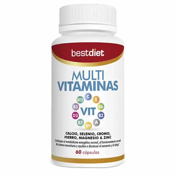 BEST DIET BEST DIET Multivitamin Kapseln 60 Stück Multivitaminpräparat Kosmetik