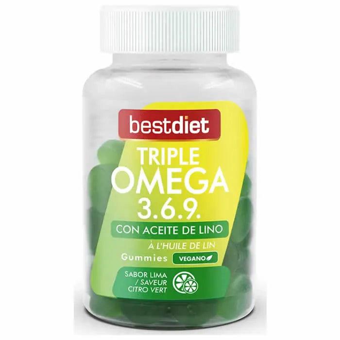 BEST DIET BEST DIET Triple Omega 3.6.9 Nahrungsergänzung 60 Gummies Kosmetik