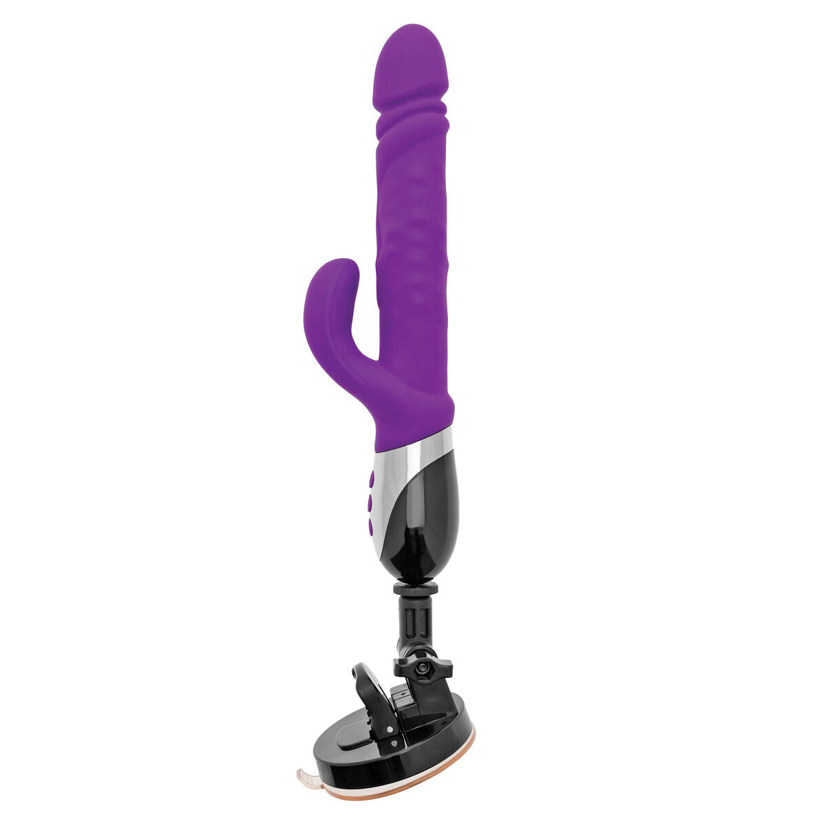 Dual Stimulationsvibrator S Pleasures Schwarz Lila