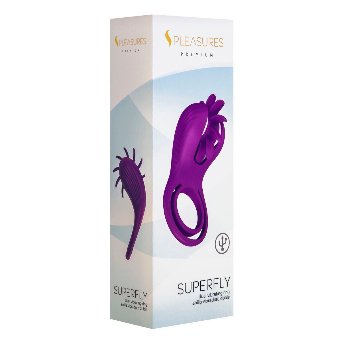 Vibrierender Penisring S Pleasures Lila