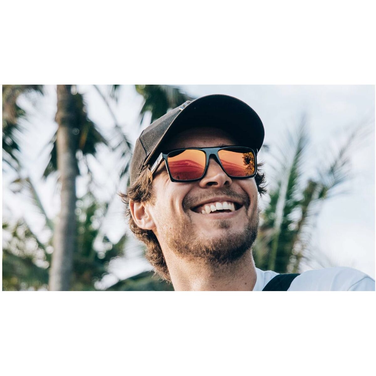 Northweek Unisex-Sonnenbrille Northweek Hale Ø 50 Mm Rot Schwarz