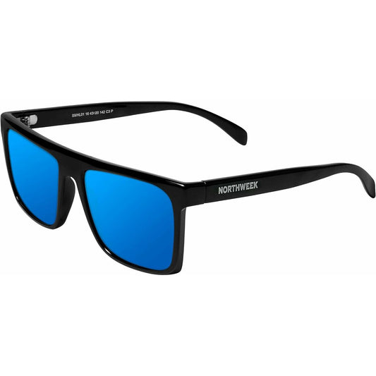 Northweek Unisex-Sonnenbrille Northweek Hale Ø 50 Mm Blau Schwarz