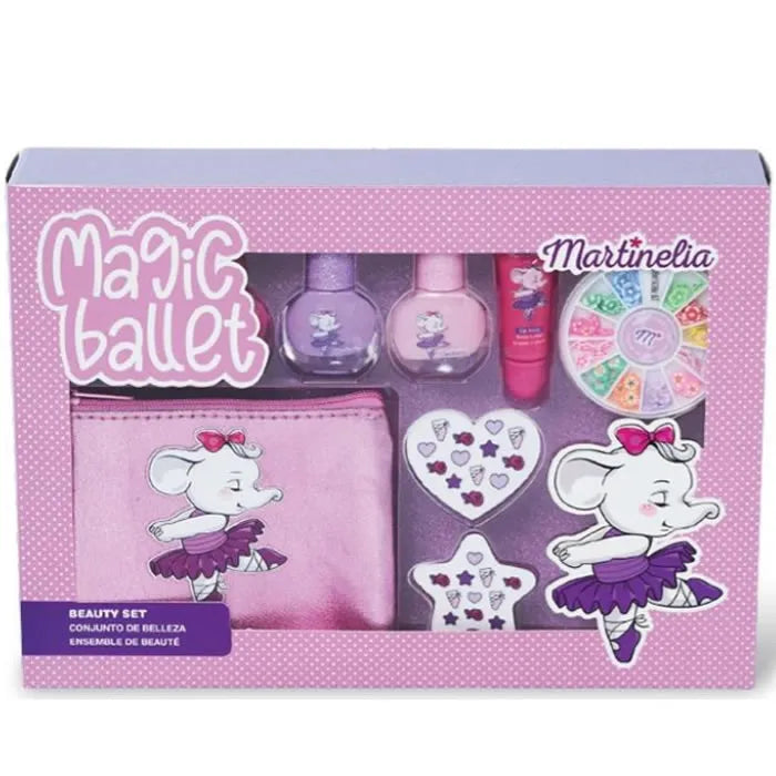 MARTINELIA MARTINELIA Magic Ballet Nails Set mit Aufbewahrungsbox Nageldesign Kosmetik Nagelpflege