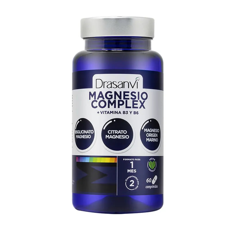 DRASANVI DRASANVI Magnesium Complex 60 Tabletten Nahrungsergänzungsmittel Kosmetik