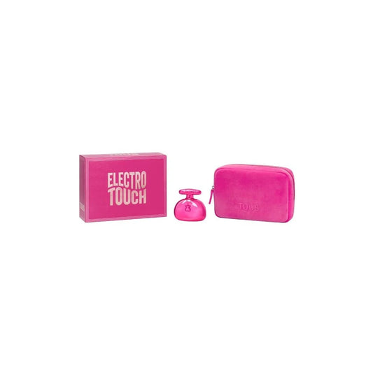 TOUS TOUS Electrotouch Fuchsia 90 ml Eau de Parfum Kosmetiktasche Set Parfüm