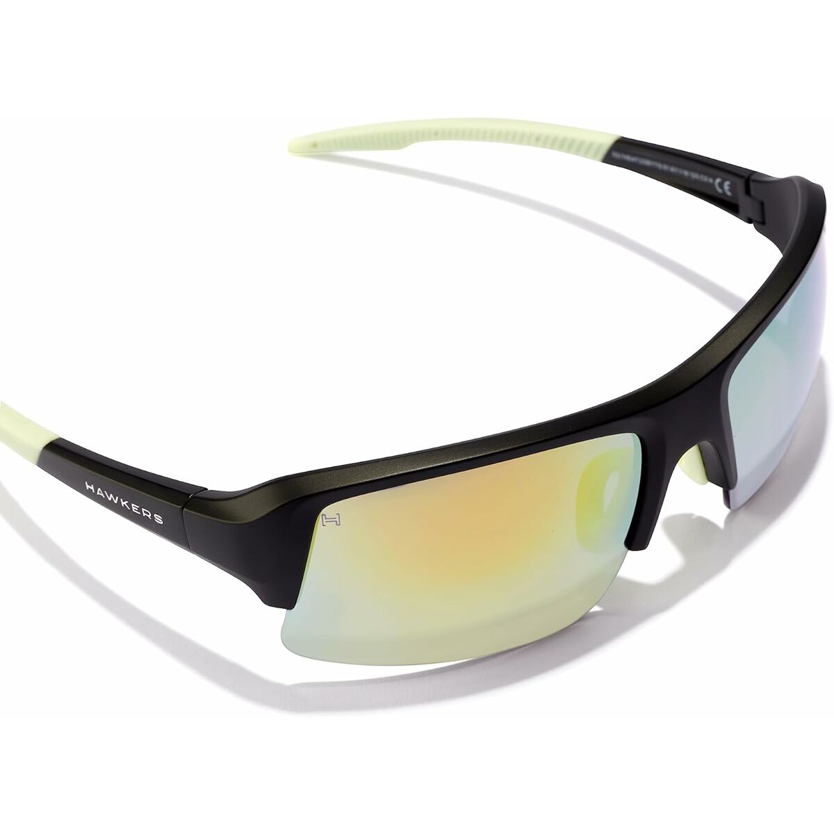 Hawkers Unisex-Sonnenbrille Hawkers Bat Ø 45 Mm Gelb Schwarz