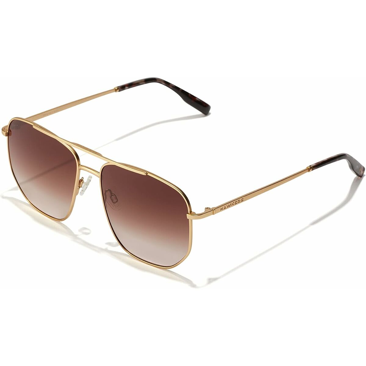 Hawkers Unisex-Sonnenbrille Hawkers Cad Ø 53 Mm Gold Braun