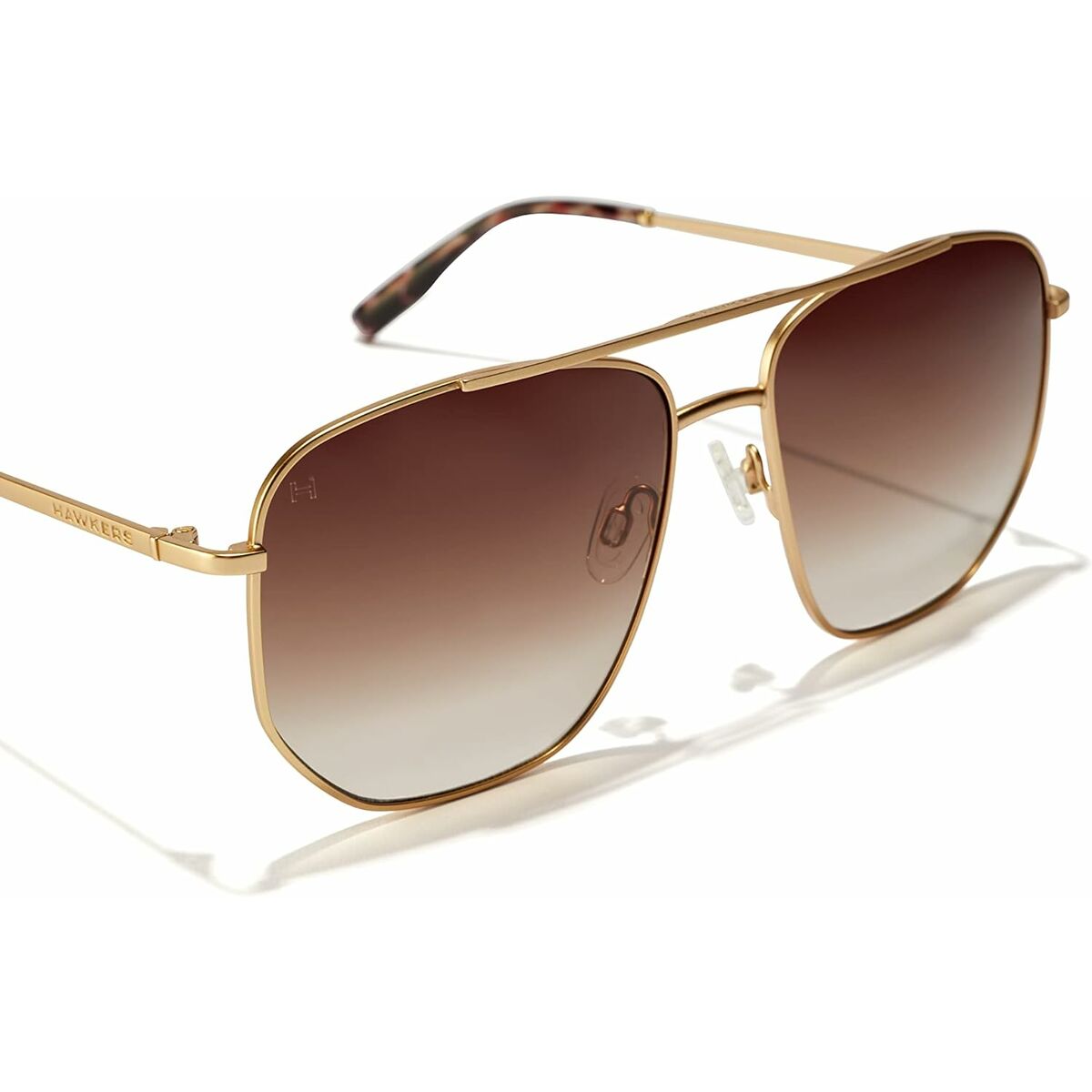 Hawkers Unisex-Sonnenbrille Hawkers Cad Ø 53 Mm Gold Braun