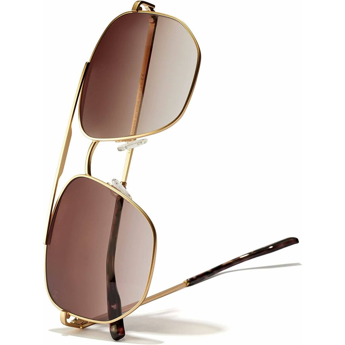 Hawkers Unisex-Sonnenbrille Hawkers Cad Ø 53 Mm Gold Braun