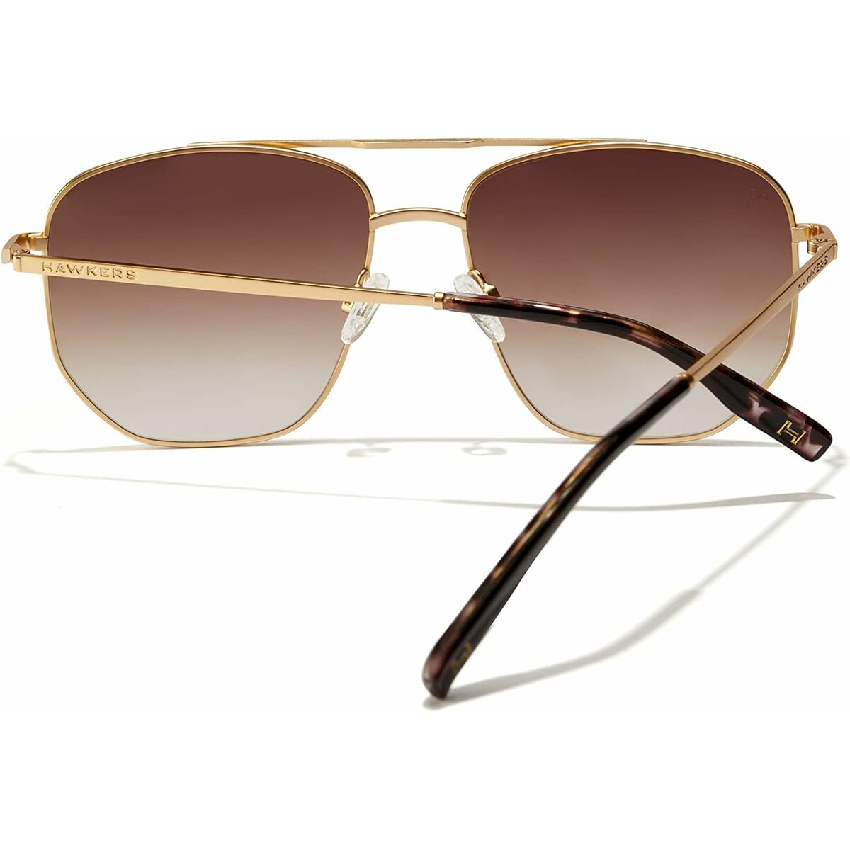 Hawkers Unisex-Sonnenbrille Hawkers Cad Ø 53 Mm Gold Braun