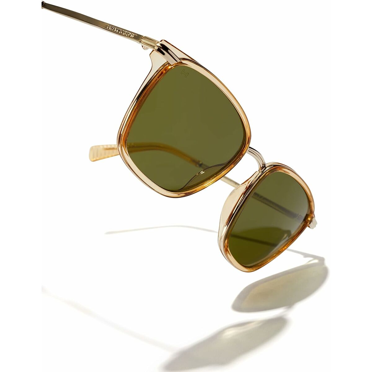 Hawkers Unisex-Sonnenbrille Hawkers Ink Ø 50 Mm Gold Grün