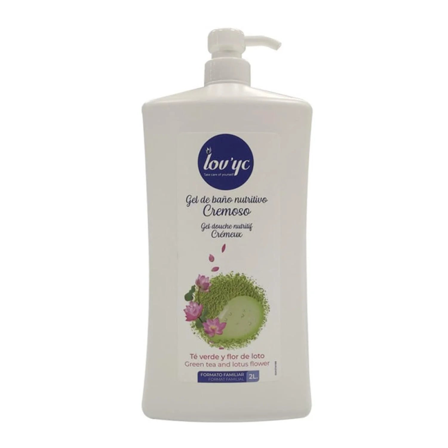 LOVYC LOVYC Te Verde y Flor de Loto Nährendes Duschgel 2000 ml Kosmetik