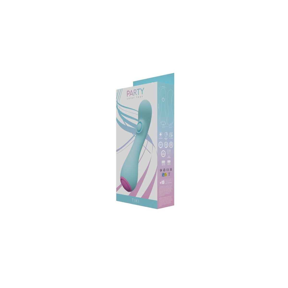 G-Punkt Vibrator Party Color Toys TIKI Blau