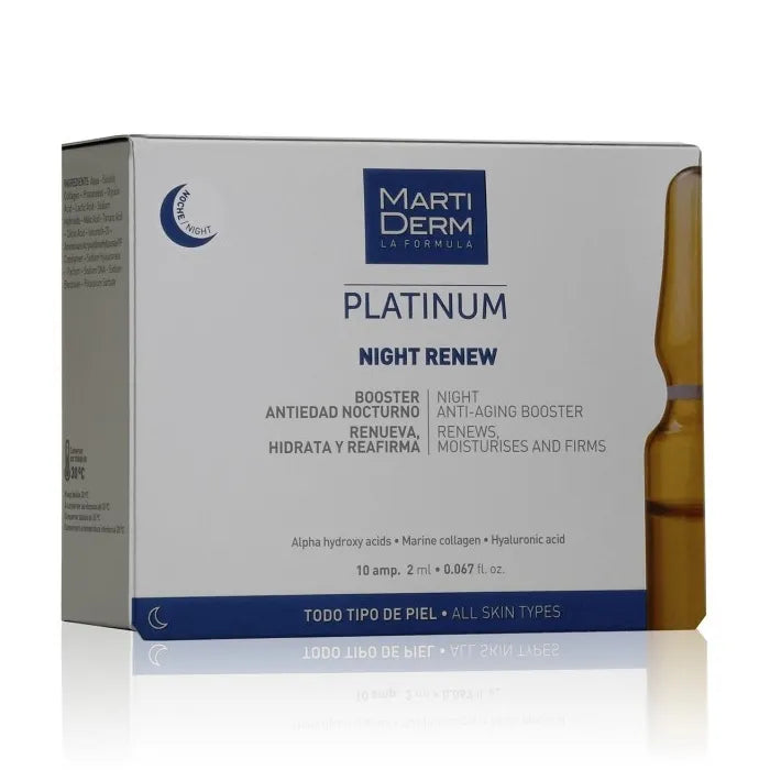 MARTIDERM MARTIDERM Platinum Night Renew 10 x 2 ml Ampullen Nachtpflege Kosmetik