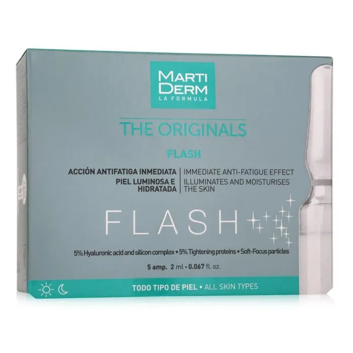 MARTIDERM MARTIDERM Flash Ampullen 5 x 2 ml Konzentrate für die Hautpflege Kosmetik