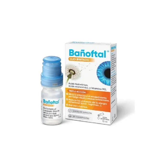 BAÑOFTAL BAÑOFTAL Irritierte Augen Triple Action Augentropfen 10 ml Kosmetik