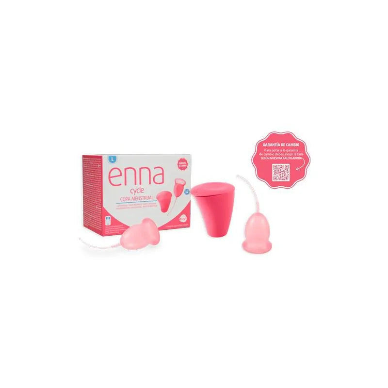 ENNA ENNA Cycle Menstruationstasse Größe L 2er Set mit Sterilisator Kosmetik