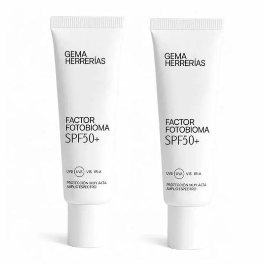 GEMA HERRERIAS GEMA HERRERIAS Factor Fotobioma Sonnenschutz SPF 50+ 2 x 50 ml Kosmetik