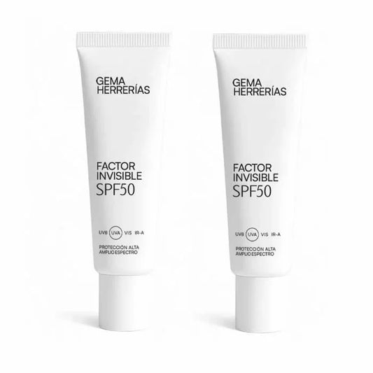 GEMA HERRERIAS GEMA HERRERIAS Factor Invisible Sonnenschutz SPF 50 2 x 50 ml Kosmetik