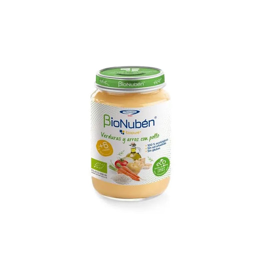 BIONUBÉN BIONUBÉN Ecopuré Gemüse und Reis mit Huhn Babybrei 6 Monate 250 g Kosmetik