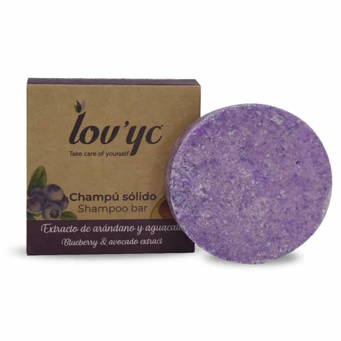 LOVYC Blueberry & Avocado festes Shampoo 50 g