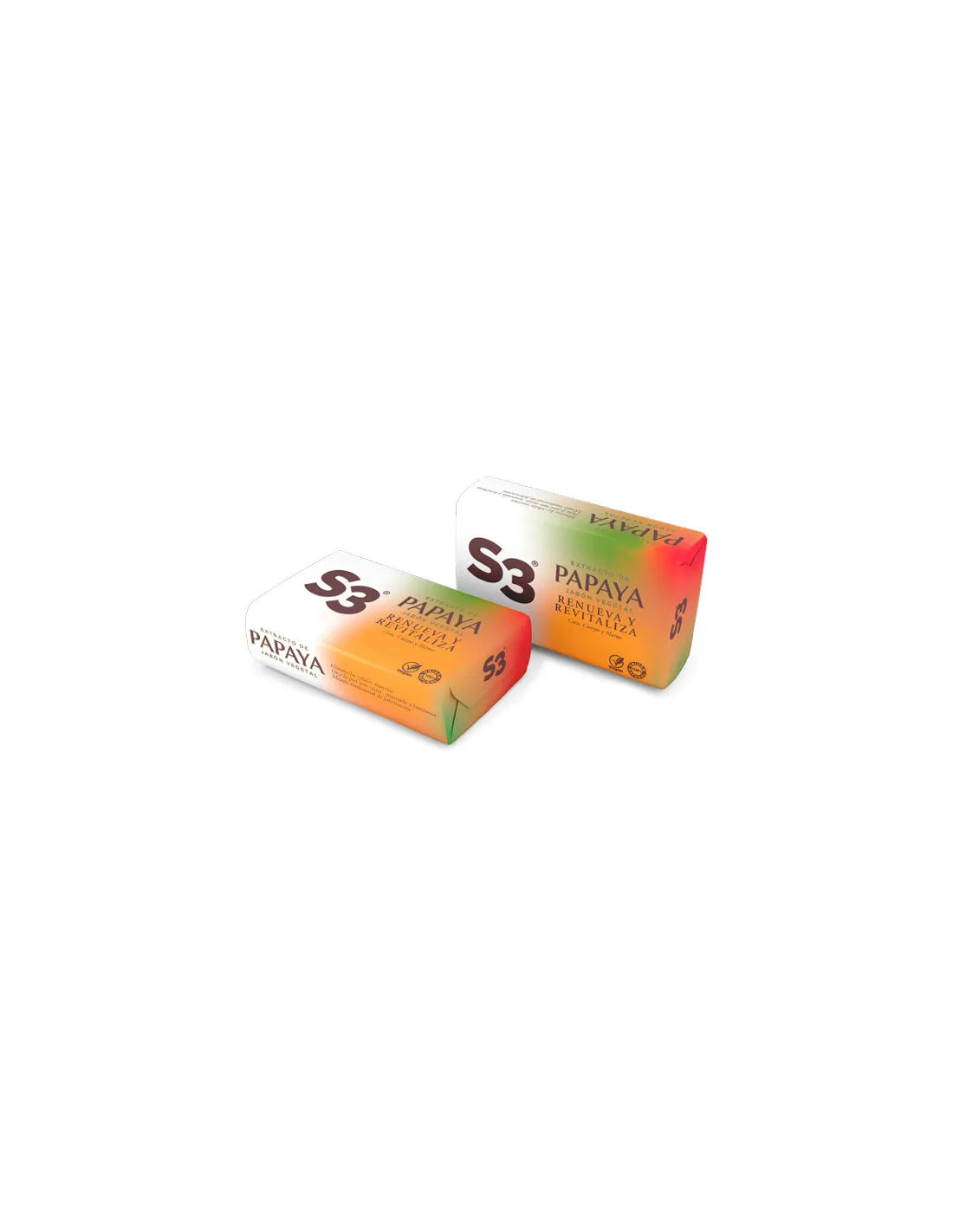 LEGRAIN LEGRAIN S3 Pastilla Jabon Papaya Seife 2 x 125 g Kosmetik