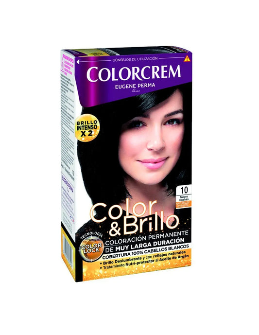 EUGENE PERMA EUGENE PERMA Colorcrem Haarfarbe Tinte 10 Negro Intenso Schwarz