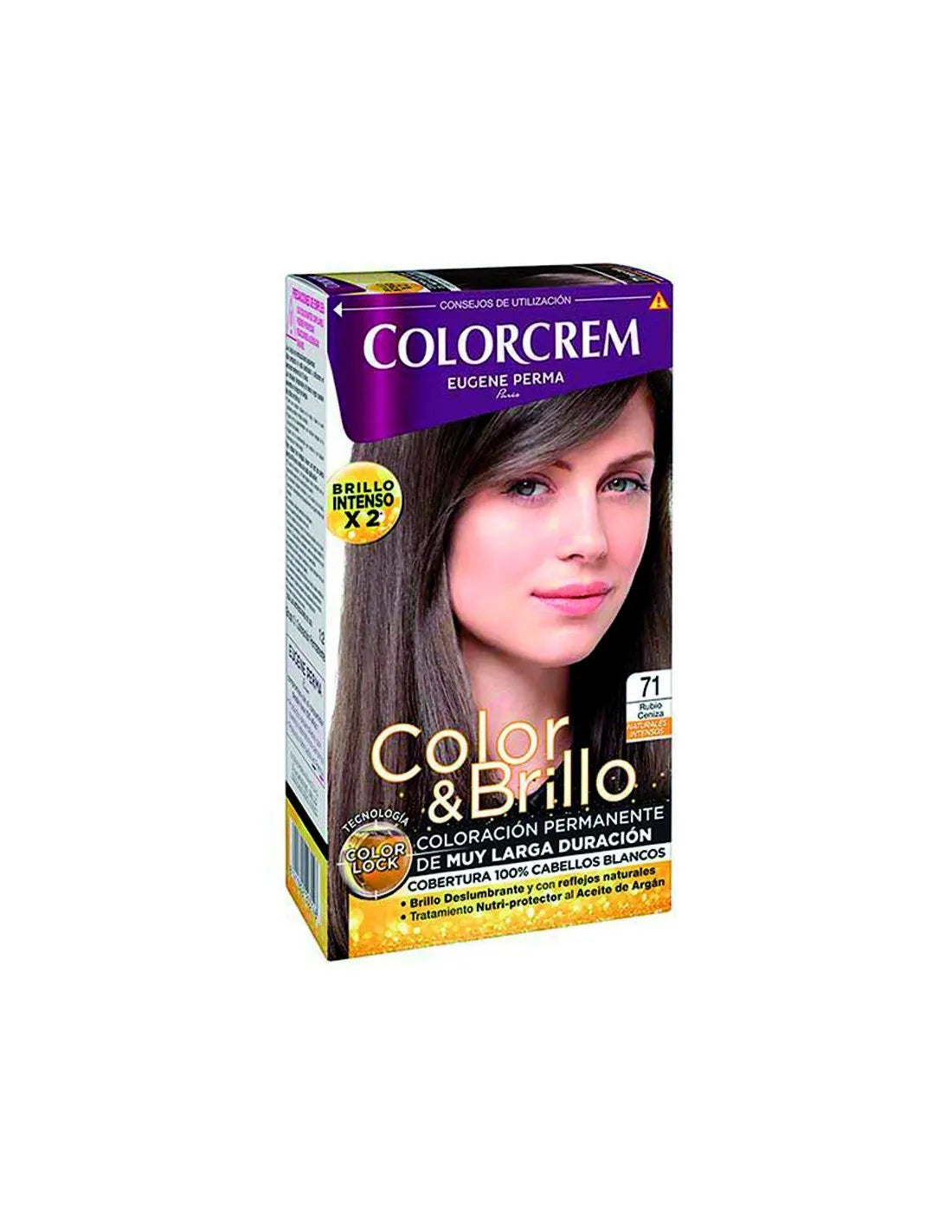 NATURTINT NATURTINT Colorcrem Haarfarbe 71 Rubio Ceniza Aschblond Creme-Tönung