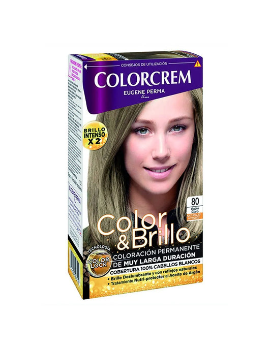 EUGENE PERMA EUGENE PERMA Colorcrem Haarfarbe 80 Rubio Claro leichte Blondierung
