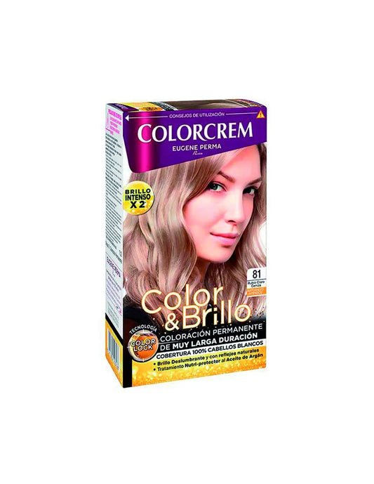 EUGENE PERMA EUGENE PERMA Colorcrem Haarfarbe 81 Rubio Claro Ceniza leichte Aschblond Tönung