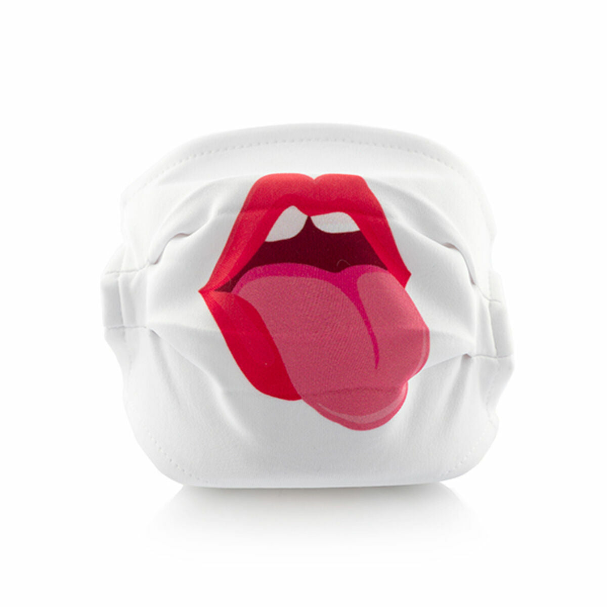 Luanvi wiederverwendbare Stoff-Hygienemaske Tongue Grösse M im 3er-Pack – Detailansicht